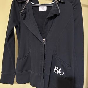 BKE Black Zip-Up Blazer